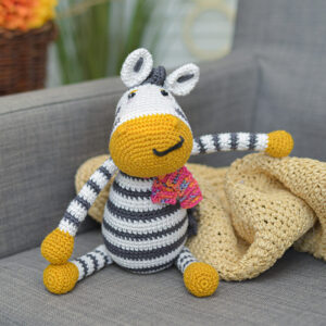 Zoé Zebra amigurumi calaris